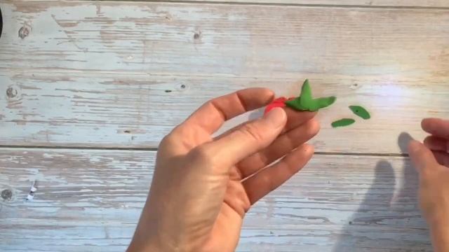 Лепим из легкого пластилина. Роза. смотреть онлайн