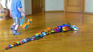 Все Машины Кристиана / Расставляем и считаем Тачки / Toy Cars Ride On