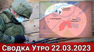Бои в Кременских лесах и десант ВСУ на Херсонском направлении. Сводка за 22.03.2023 г.