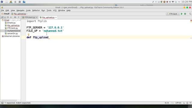 69 Python network programming FTP upload смотреть онлайн