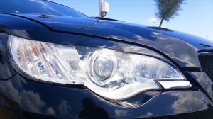 Антигравийная плёнка PPF Paint Protection Film обклеиваем Subaru Legacy SpecB бронируем капот и фар
