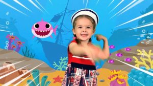 Baby shark dance | Animal songs | Songs for children | Little Nina
