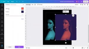 CANVAPLAY | DOUBLE COLOR EXPOSURE EFFECT (Canva Trick, No Photoshop)