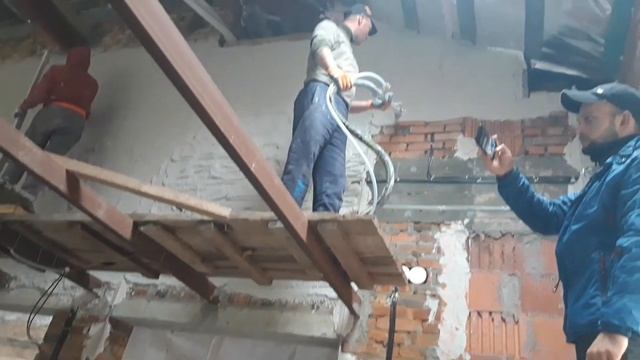 Машинная штукатурка Км-75. Аналог мп-75. Качество проверенно! смотреть онлайн