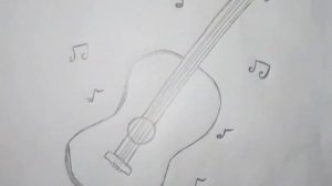 Simple Guitar sketch drawing ?