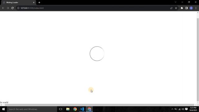 How to make Functional loading using HTML,CSS and JAVASCRIPT | Working Loader
