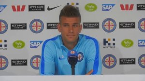 MEDIA: Erik Paartalu ahead of Saturday's Melbourne Derby