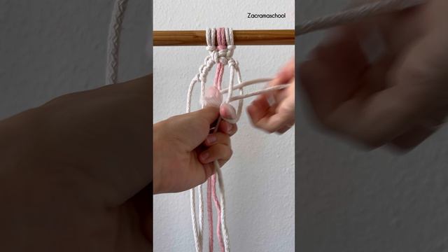 Узор из квадратных, петельных и узлов фриволите #макраме #урокимакраме #diy #macrame