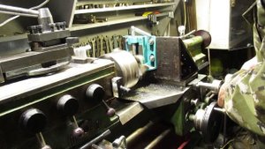 Фрезерую на токарном станке ТВ-4