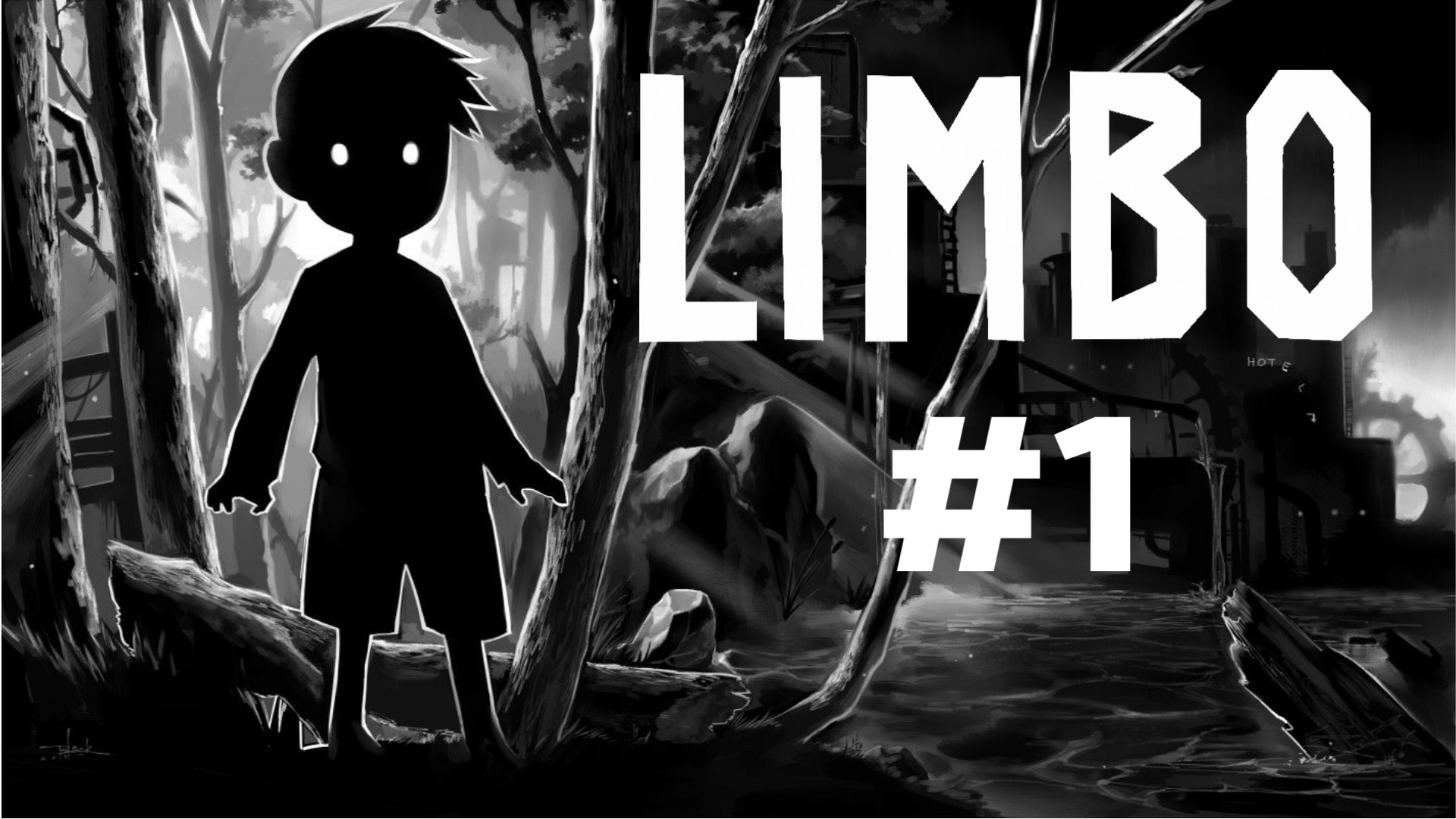 ЧЕРНЫЕ ТЕНИ В ЧЕРНОМ ЛЕСУ | Limbo прохождение #1