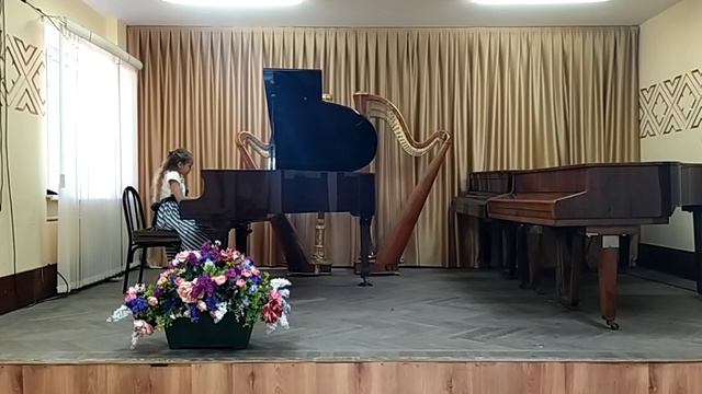 Басова Милада, 7 лет. В. Ходош "Золотой петушок". смотреть онлайн