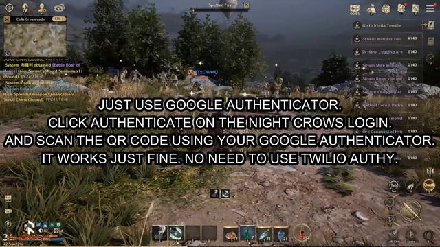Twilio Authy login not acceptable for Night Crows Authentication login PC (SOLUTION) смотреть онлайн