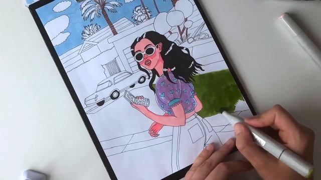 Как я рисую портреты? Процесс с объяснением. ~ NorthxCarolina смотреть онлайн