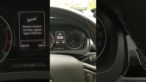 Замена масла и инспекц сервис на Шкода рапид