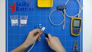 Монтаж модулей LANMASTER категории 5E