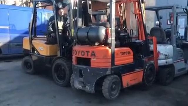 Дизельный вилочный автопогрузчик Daewoo D30S-3, подъём 2.6 тонны