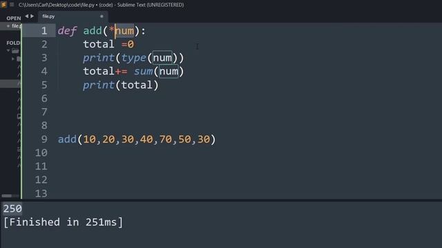 Python: What does ** (double star/asterisk) and * (star/asterisk) for parameters? | *args & **kwarg