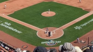 Miami Marlins lead off at Oracle Park on Opening Day 4/8/22