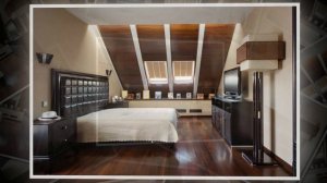 Спальня на мансарде | Bedroom in the loft
