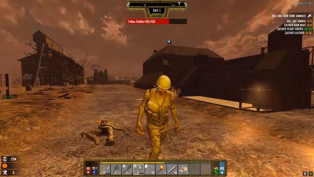 7 Days to Die [18.1] мод Darkness Falls #2: Военная база в 18 альфе! смотреть онлайн