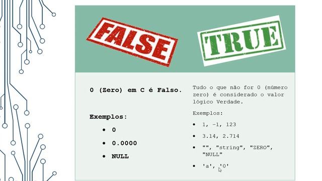 Instruções Condicionais - 02: Valores lógicos True e False em C смотреть онлайн
