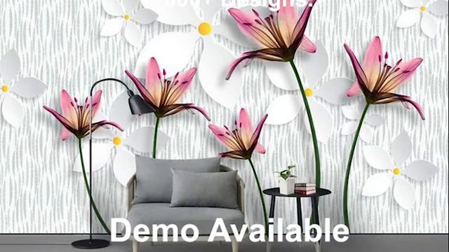 Flex Wall Design | New Flex Wall decor Wallpaper 2020 |3D 4D 5D HD Design Free Download смотреть онлайн