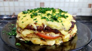 ДРАНИКИ с помидорами и сыром в духовке. Драники из картошки. Картофельные лепёшки.