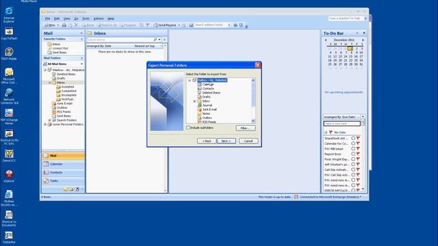 How To Archive Export and Import Outlook 2007 2003 смотреть онлайн