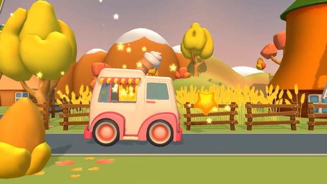 Leos Cars 2 Gameplay - Ice Cream Truck | Educational Game & Cars Puzzle | The Children's Designer смотреть онлайн