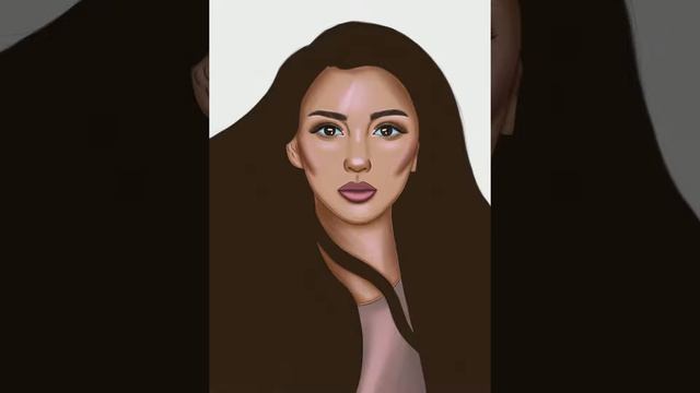 Арт с нуля в Procreate | Рисую в Procreate | Art in Procreate on photo Angelababy