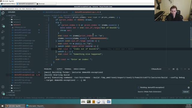 COMP6771 21T2 - 4.2 - Exceptions смотреть онлайн