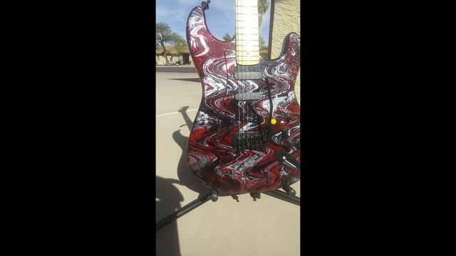 Naked Dave's Gear Vault - A custom Swirl Painted Epiphone Strat "The Firehouse" смотреть онлайн