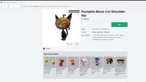 Как получить КОТА ТЫКВУ БЕСПЛАТНО в роблокс | Pumpkin Black Cat roblox | Бесплатные вещи роблокс