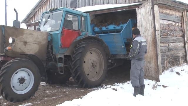 Кормораздатчик КТП 10У 01 СПК Карповский  Краснощековский район 2018 г