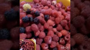 Цветы мяты Базелик, дары лета малина вкусняшка.