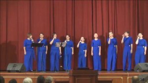 "Joyful,Joyful"Beethoven/"Ода к радости"Бетховен(современная аранжировка)LIVE 3-голосие 2018.09.09
