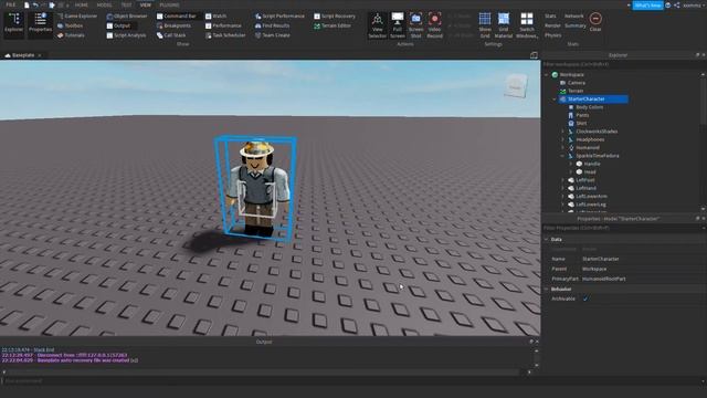 How to make a StarterCharacter in ROBLOX STUDIO [2020] смотреть онлайн