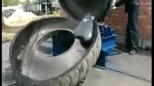 станок для резки покрышек грузовиков