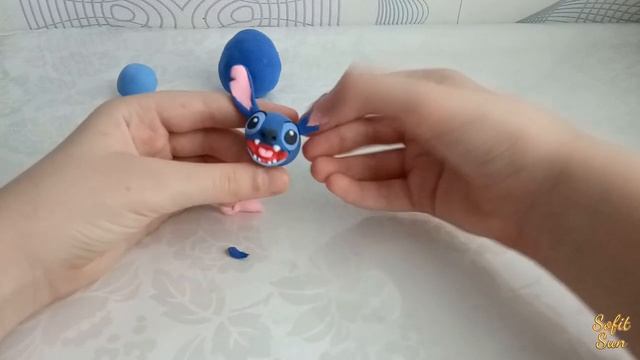 Как слепить Стича из пластилина | Sofit Sun смотреть онлайн