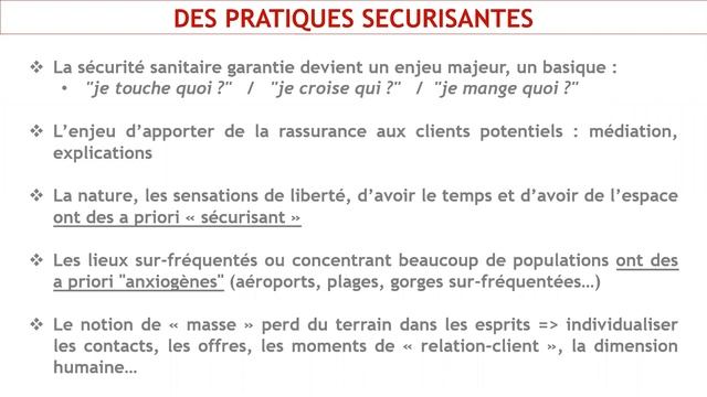 Webinaire Les attentes clients en matière d’activités & de loisirs – 12 avril 2021 (14h-15h30) смотреть онлайн