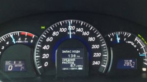 Toyota Camry 2.5 187 hp 0-160 разгон тойота Камри 2,5