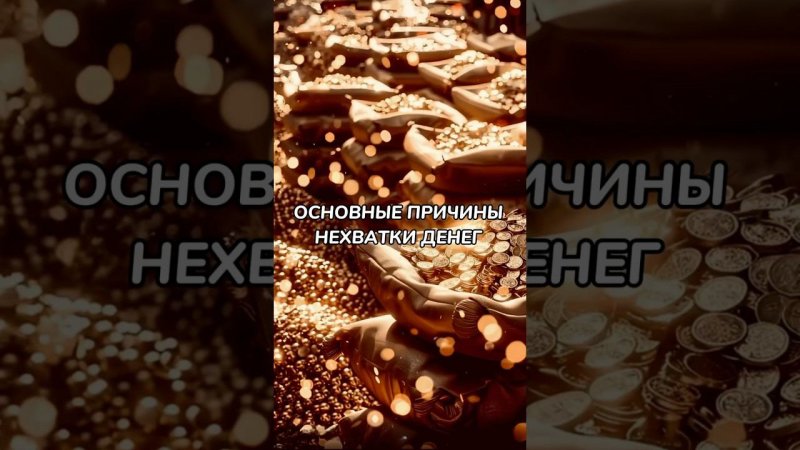 ОСНОВНЫЕ ПРИЧИНЫ НЕХВАТКИ ДЕНЕГ #осознанность #деньги