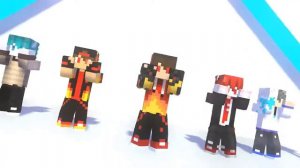 Танцуют все. Майнкрафт анимация.(Mine Imator).