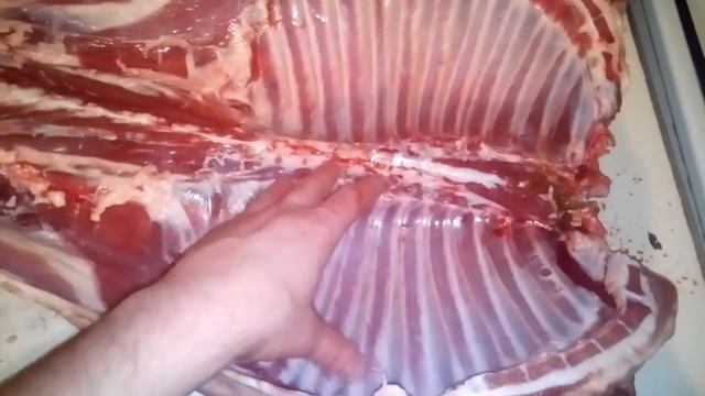 ?Как коптить целого барана? Ч1 подготовка туши к копчению.