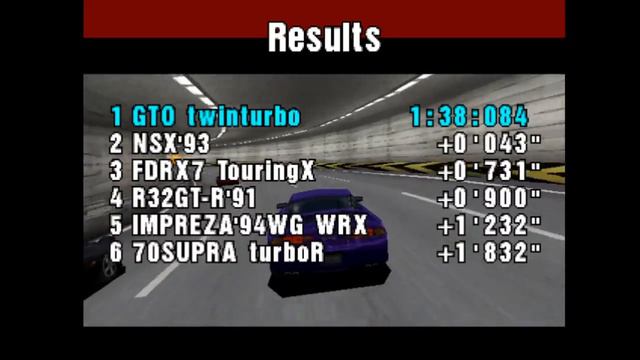 PS 1 - Gran Turismo (1997) - Arcade Mode - EP 60 - CLUBMAN STAGE R5 - GTO TWINTURBO - DIFFICULT смотреть онлайн