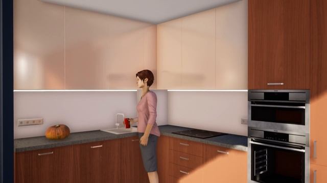 Двухуровневая квартира ( 1 этаж - кухня/гостиная) смотреть онлайн