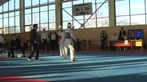 Taekwondo WTF. Турнир клуба Беркут 24.02.2013 Косяева-Комлева