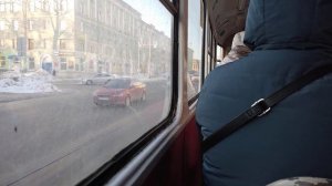 Трамвай Самары. поездка на трамвае tatra t3Е борт.номер 2210 маршрут 10