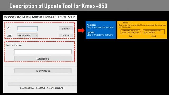 BOSSCOMM KMAX850 KEY PROGRAMMER INTRODUCTION