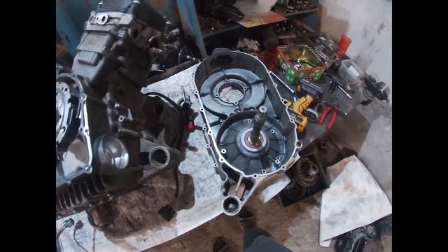 Сборка двигателя CF MOTO X8 наглядно! смотреть онлайн